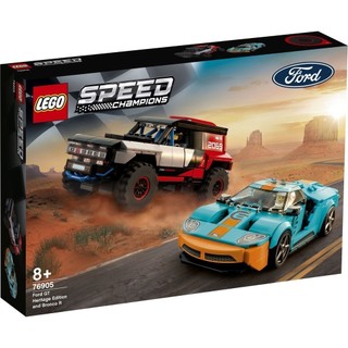 LEGO Speed Champions 76905 Siêu Xe Đua Ford GT Heritage Edition & Bronco R (660 chi tiết)