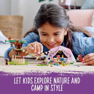  LEGO FRIENDS 41392LG Cắm Trại Ngoài Trời Đồ chơi giáo dục lắp ráp cho bé gái