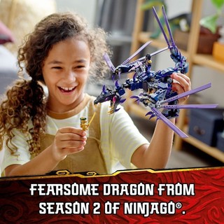 LEGO NINJAGO 71742 Rồng Đen Của Chúa Tể Overlord ( 372 Chi tiết)