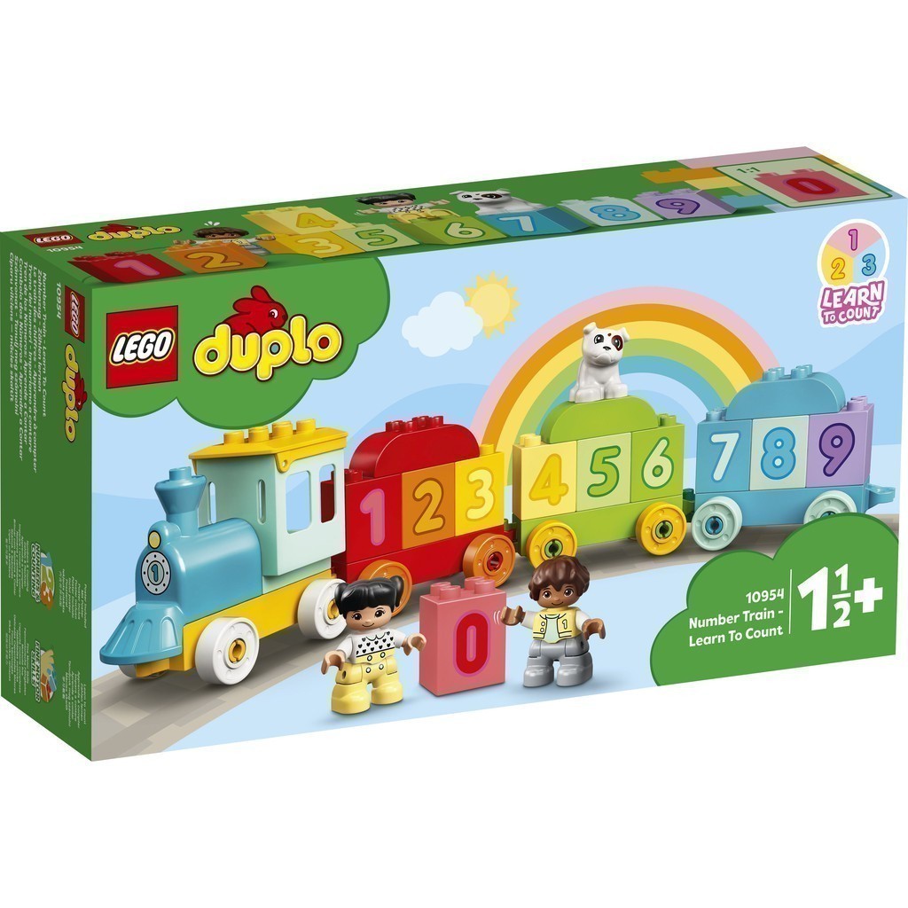  LEGO DUPLO 10954 Tàu lửa học đếm số (23 chi tiết)