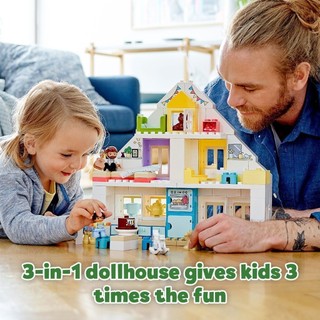 LEGO DUPLO 10929 Khu Nhà Vui chơi ( 129 Chi tiết) Đồ chơi lắp ráp giáo dục