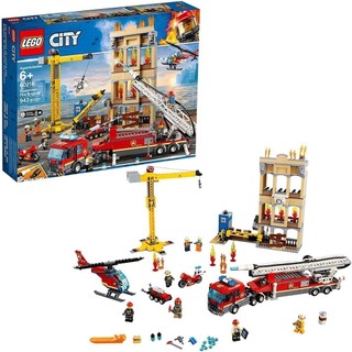 LEGO CITY 60216 Đội Cứu Hỏa Thành Phố (943 chi tiết) Bộ gạch đồ chơi lắp ráp giao thông cho trẻ em