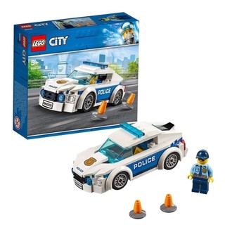 LEGO CITY 60239 Xe Tuần Tra Cảnh Sát (92 chi tiết) Bộ gạch đồ chơi lắp ráp giao thông cho trẻ em