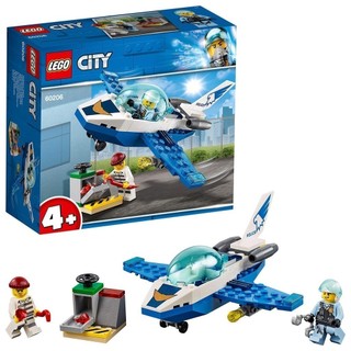 LEGO CITY 60206 Máy Bay Tuần Tra Cảnh Sát ( 54 Chi tiết)