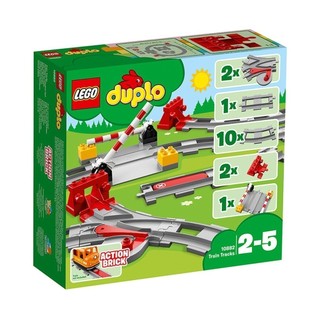 LEGO DUPLO 10882 Đường Ray Xe Lửa (23 chi tiết) Đồ chơi lắp ráp giao thông giáo dục