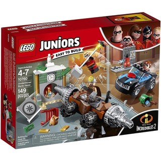 LEGO JUNIORS Cuộc Cướp Ngân Hàng của Underminer 10760 (149 chi tiết)