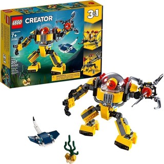 LEGO CREATOR 3in1 Rô Bốt Thám Hiểm Biển Sâu 31090
