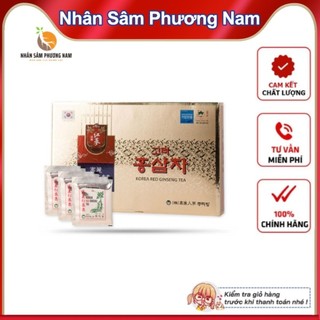Trà Hồng Sâm Hàn Quốc Hộp Vàng 100 Gói *3g