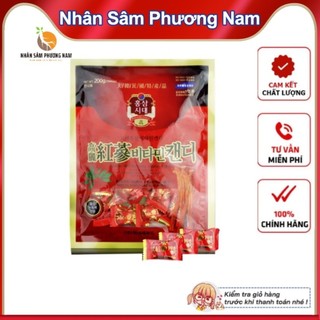 Kẹo hồng sâm vitamin hàn quốc 200gr