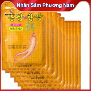Combo 10 gói cao dán sâm vàng Himena Hàn Quốc (20 miếng x10 gói)