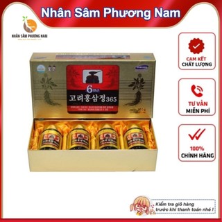 Cao Hồng Sâm 365 Hàn Quốc, Hộp 4 lọ x 240g
