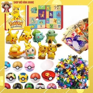 Hộp Đồ Chơi Pikachu, Hộp Mù Chứa Các Pokemon, Bóng, Thẻ Bài Ngẫu Nhiên, Đồ Chơi Quà Tặng Cho Các Bé