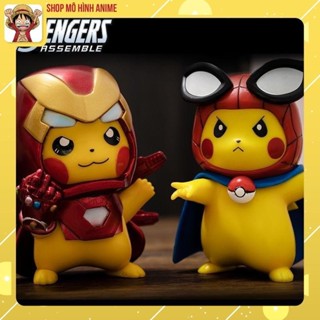 Mô Hình Pokemon, Pikachu Cosplay Nhân Vật Siêu Anh Hùng Marvel, Thích Hợp Làm Bộ Sưu Tập, Quà Tặng Sinh Nhật Cho Bé