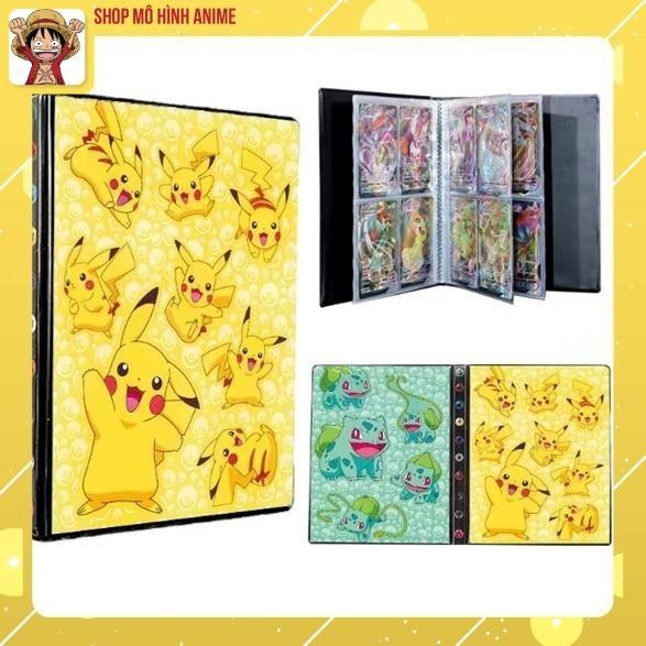 Sách Đựng Bộ Sưu Tập Thẻ Bài Pokemon, Khe Đựng 240  Thẻ Bài Các Nhân Vật Yêu Thích Của Bé