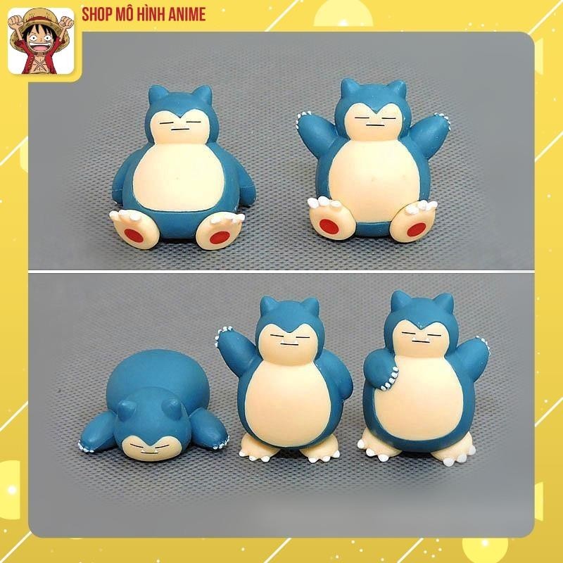 Mô Hình 5 Nhân Vật Kabigon Trong Pokemon Cao 4cm, Mô Hình Decor Trang Trí, Bộ Sưu Tập Nhân Vật
