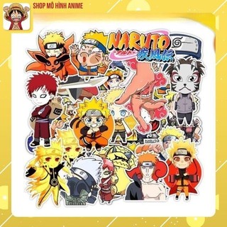 Sticker Anime - Naruto dán nón bảo hiểm, Hình dán Chống Nước, Chống Bay Màu