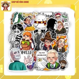 Sticker Harry Potter, Dán Nón Bảo Hiêm, Điện Thoại, Laptop, Chống Nước, Chống Bay Màu