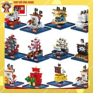 Đồ Chơi Lắp Ráp Thuyền Hải Tặc OnePiece, Bao Gồm 250 - 380 Mảnh Ghép, Full Box Cao Cấp