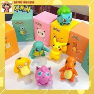 Mô Hình Pikachu, Phim Hoạt Hình Pokemon, Thích Hợp Trang Trí, Decor, Bộ Sưu Tập, Làm Quà Tặng - Full Box