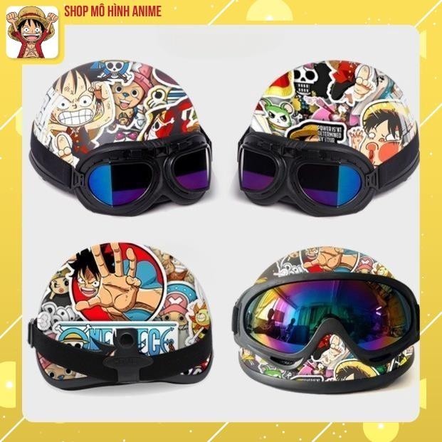 Sticker One Pice - Đảo Hải Tặc, Dán Mũ Bảo Hiểm, Điện Thoại, Laptop, PVC Chống Nước, Chống Bay Màu