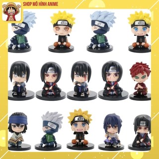 Bộ 4 Mô Hình Naruto, Hatake KaKashi, Itachi, Sasuke Chibi Siêu Đẹp Dễ Thương, Mô Hình Decor Trang Trí, Đồ Chơi Cho Bé