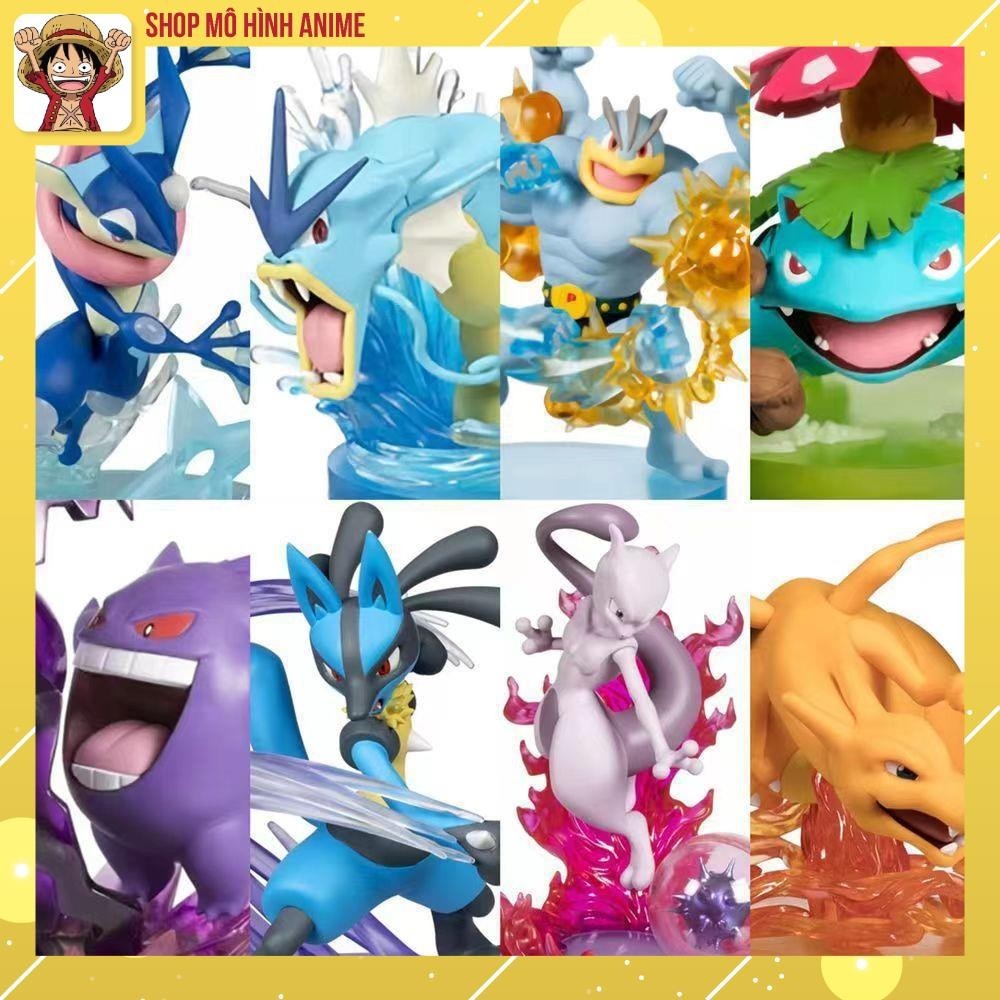 Mô Hình Pokemon Huyền Thoại Hiệu Ứng Skill Đặc Biệt, Pikachu, Lizardo, Cao 17cm, Mô Hình Decor Trang Trí, Bộ Sưu Tập