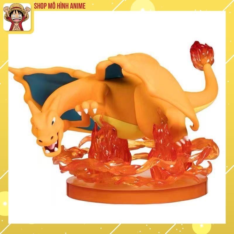 Mô Hình Pokemon Huyền Thoại Hiệu Ứng Skill Đặc Biệt, Pikachu, Lizardo, Cao 17cm, Mô Hình Decor Trang Trí, Bộ Sưu Tập