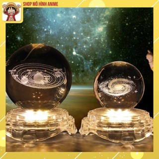  Đèn Ngủ 3D Quả Cầu Pha Lê  Đế thủy tinh vàng ấm  Quà Tặng Sinh Nhật Quà Lưu Niệm Qùa Tặng Giáng Sinh 