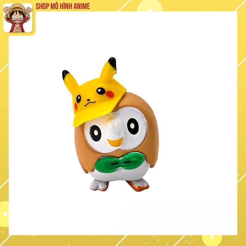 Đồ Chơi 4 Quả Cầu Pokemon Tự Động Ném Thú, Mô Hình Pikachu, Đồ Chơi Dành Cho Bé, Quà Tặn Sinh Nhật