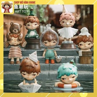 Blind box mô hình nhân vật hirono little mischief series, mô hình cao cấp, bộ sưu tập nhân vật popmart