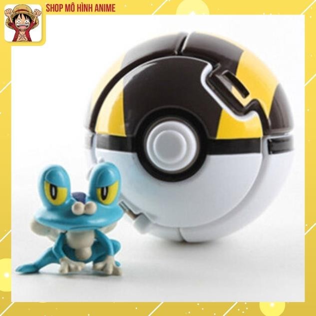 Mô Hình 4 Quả Cầu Pokemon, Tự Động Ném Thú, Đồ Chơi Giải Trí, Bộ Sưu Tập Nhân Vật Cho Bé