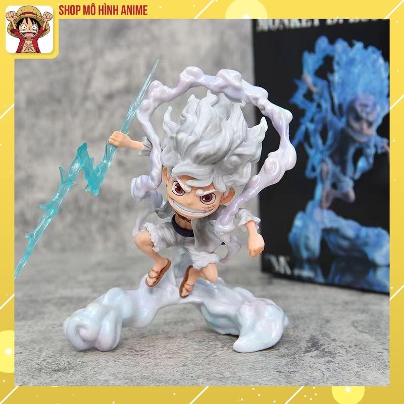 Mô Hình Luffy's 5th Gear, One Piece SD Nika Trái Cây Thức Tỉnh, Mô Hình Cao 16cm, Thích Hợp Decor Trang Trí, Bộ Sưu Tập