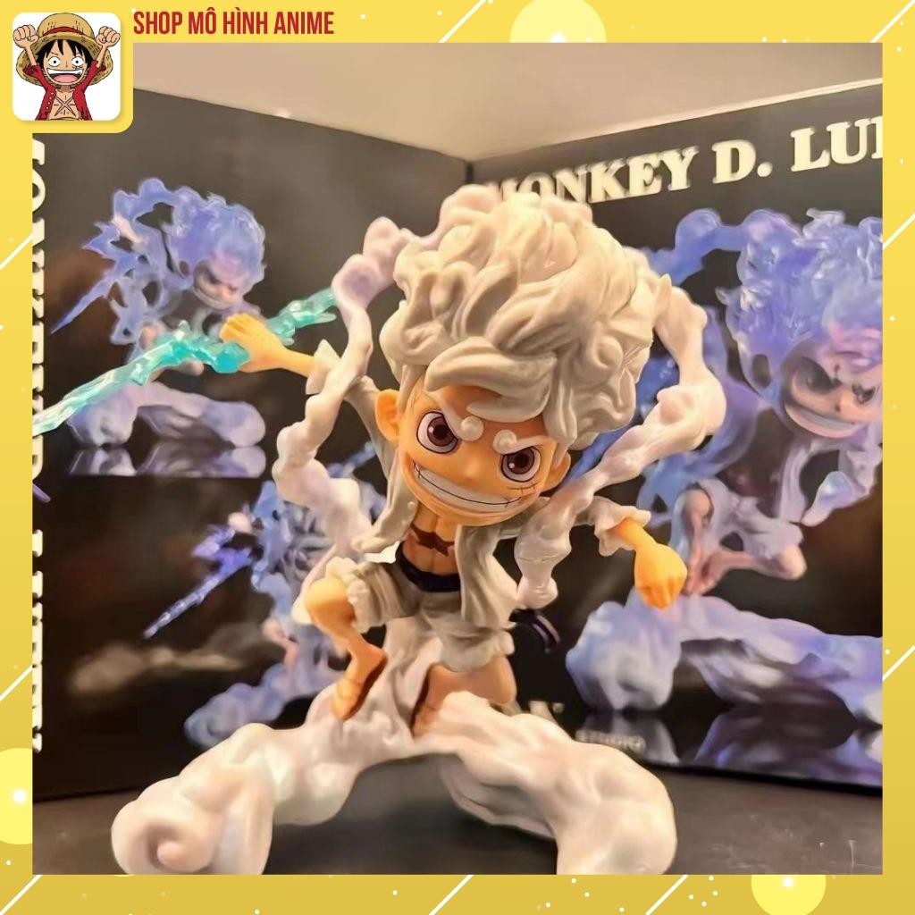 Mô Hình Luffy's 5th Gear, One Piece SD Nika Trái Cây Thức Tỉnh, Mô Hình Cao 16cm, Thích Hợp Decor Trang Trí, Bộ Sưu Tập