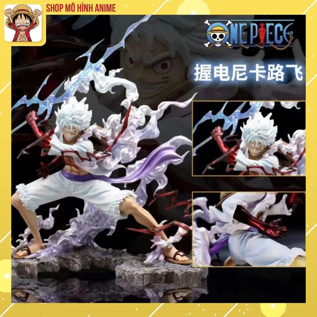Mô Hình Luffy Gear 5 Thức Tỉnh, Sấm Nika One Piece Cao 25cm, Full Box Có Đèn, Mô Hình Cao Cấp Decor, Bộ Sưu Tập Nhân Vật