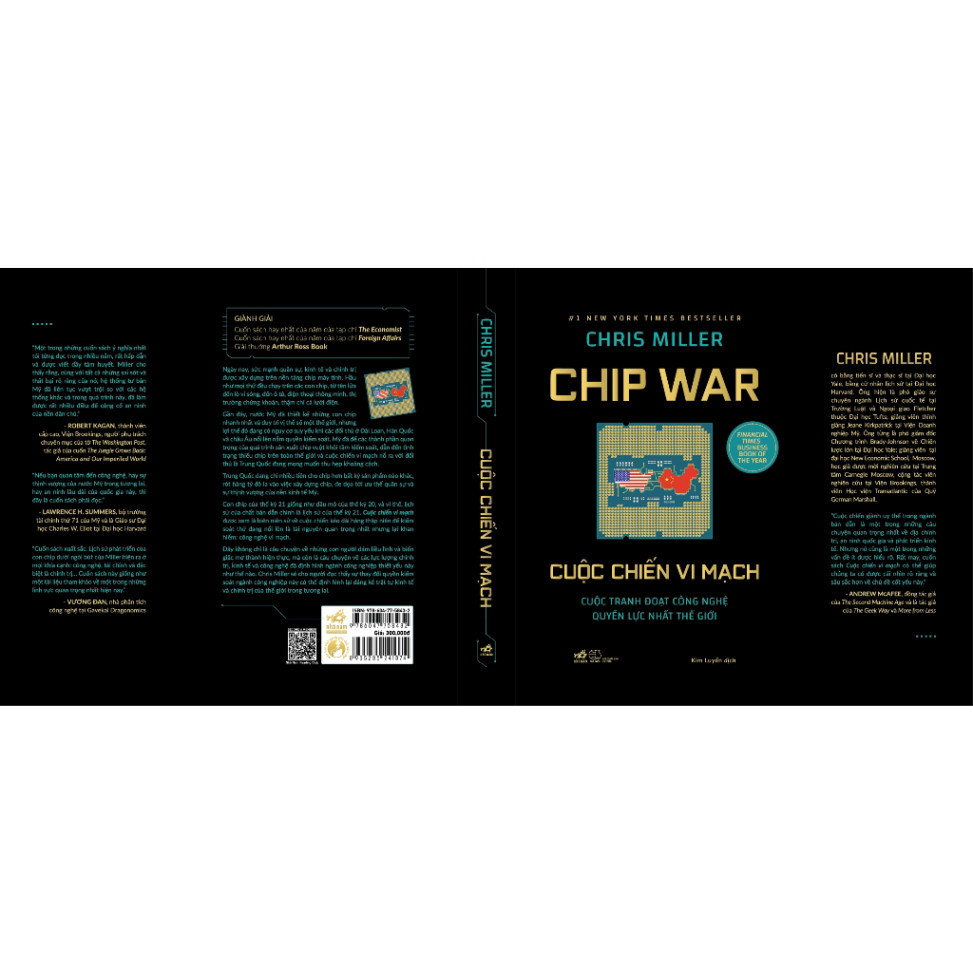 Sách - Cuộc chiến vi mạch (Chip War) (Chris Miller) (Bìa cứng) (Nhã Nam)  - NNB