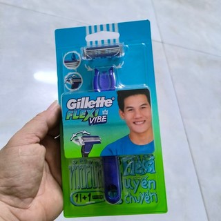 Dao cạo Gillette Flexi Vibe hộp gồm 1 cán và 1 lưỡi dao