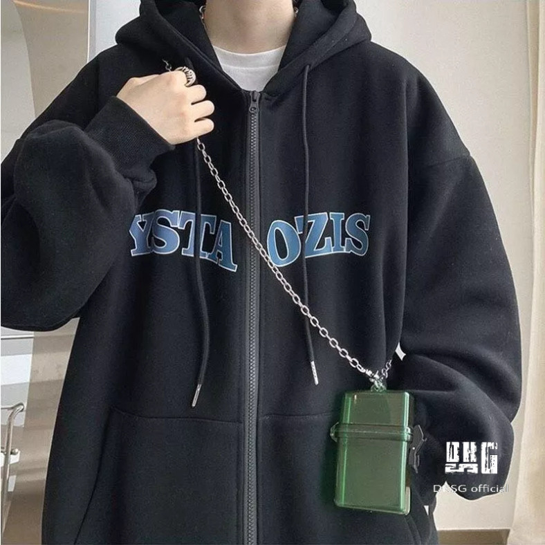 cautocaudenxcafu áo hoodie ie khoá zip nam nữ HDZ04 cautocaudenxcafu