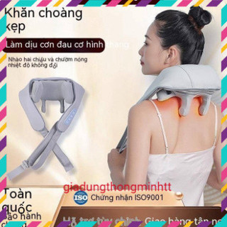 Máy massage cổ vai gáy, massage cổ vai gáy con lăn hồng ngoại 6D mô phỏng tay người xoa bóp giúp giảm đau vai gáy P11