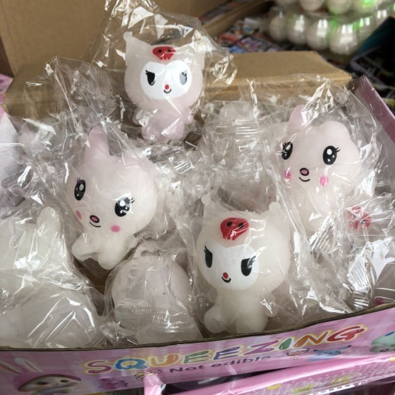 Hộp 20 con squishy nhiều hình ( shop giao ngẫu nhiên)