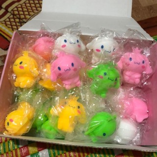 Hộp 20 con squishy nhiều hình ( shop giao ngẫu nhiên)