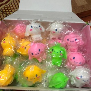 Hộp 20 con squishy nhiều hình ( shop giao ngẫu nhiên)