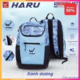 Balo thể thao wika haru chính hãng, balo đựng đồ thiết kế 3 ngăn tiện dụng bóng đá cầu lông bóng chuyền