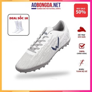 Giày đá bóng wika rapid chính hãng, giày bóng đá nam nữ sân cỏ nhân tạo thiết kế da pu cao cấp lưỡi gà rời ôm chân