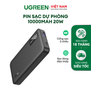 Pin sạc dự phòng 10000mAh UGREEN | Sạc nhanh 2 chiều | Sạc nhanh thông minh Power X | pin ATL | Bảo hành 18 tháng