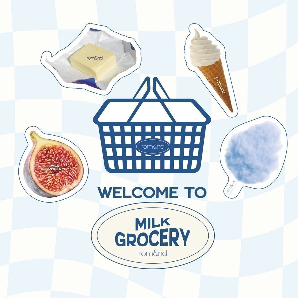 [HB GIFT] [Rom&nd] Romand Sticker Milk Grocery  [Hàng tặng không bán]