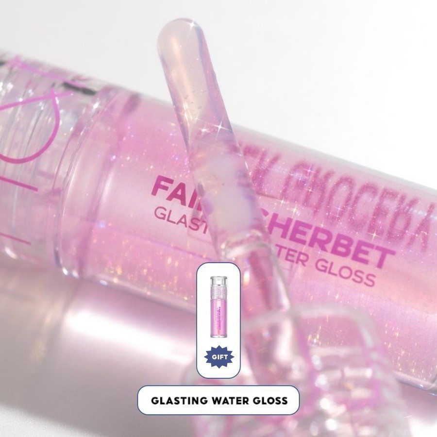 [HB GIFT] [Rom&nd] Son bóng Hàn Quốc Romand Fairy Sherbet Glasting Water Gloss Mini [Hàng tặng không bán]