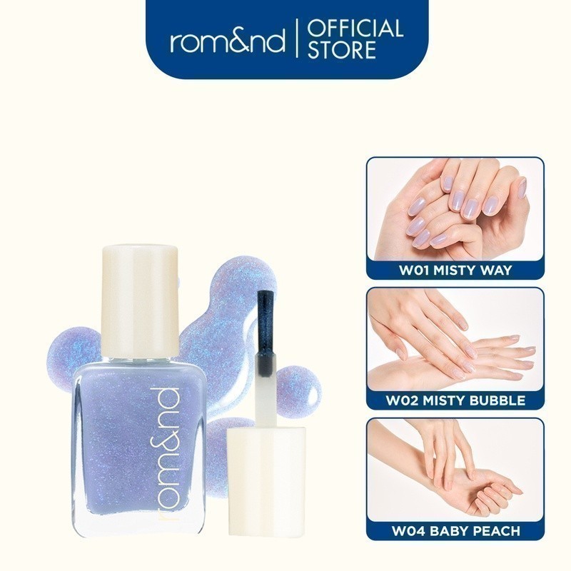 [Rom&nd] [Milk Grocery] Sơn móng tay xinh xắn Hàn Quốc Romand Mood Pebble Nail 7g