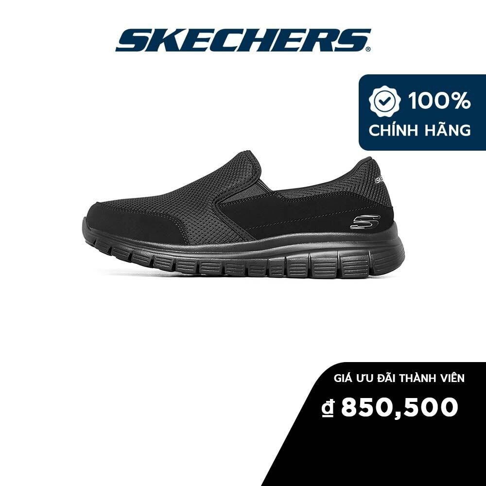 Skechers Nam Giày Thể Thao Tập Gym, Đi Học, Đi Làm Burns - 8790064-BBK