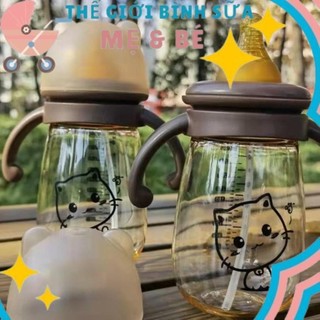 Bình sữa cổ rộng mèo kitty 300ml