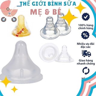Núm ti siêu mềm cổ rộng và cổ hẹp